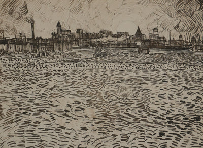 Vincent VAN GOGH : Soirée d'été à Arles, Lithographie