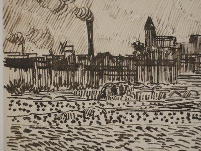 Vincent VAN GOGH : Soirée d'été à Arles, Lithographie