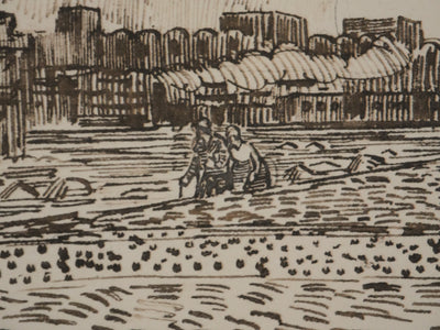Vincent VAN GOGH : Soirée d'été à Arles, Lithographie