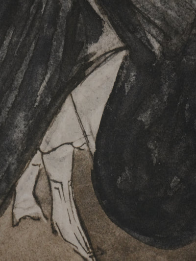 Constantin GUYS : Robe de soirée, Lithographie