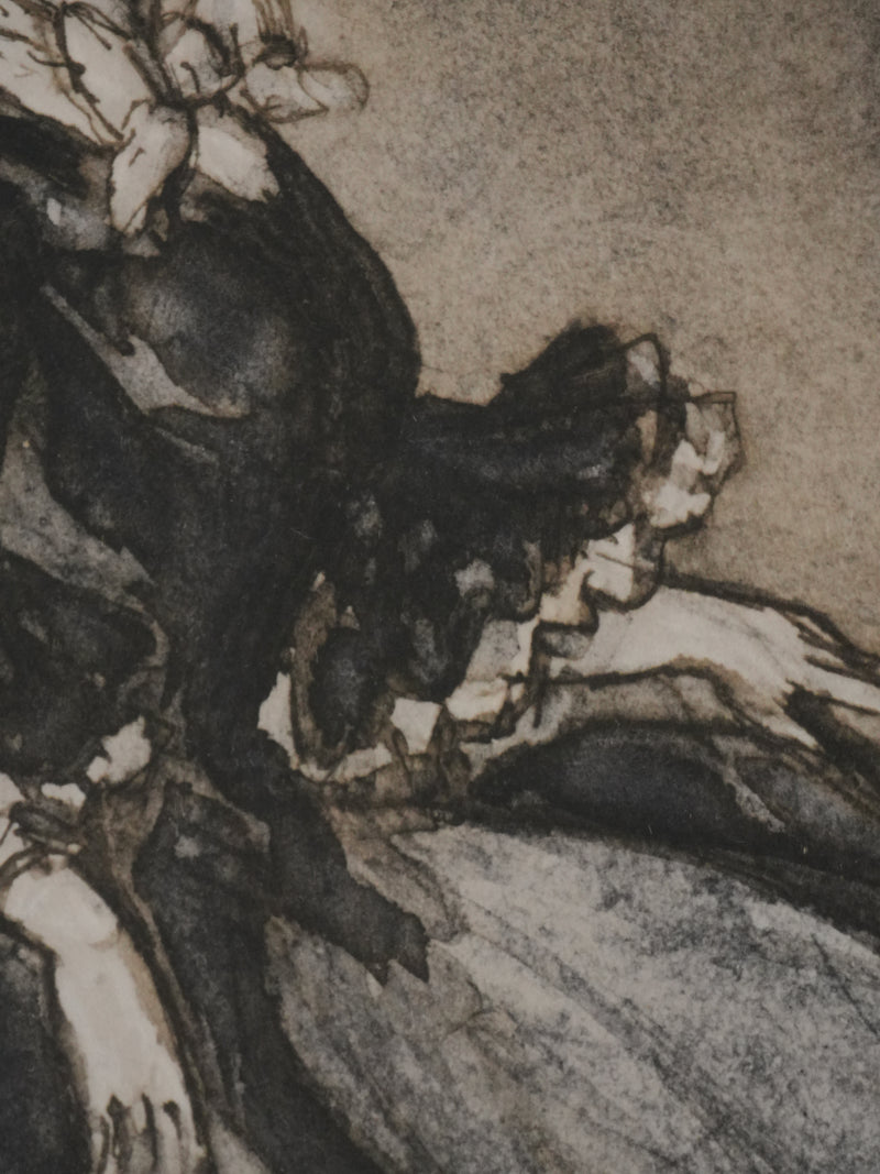 Constantin GUYS : Robe de soirée, Lithographie