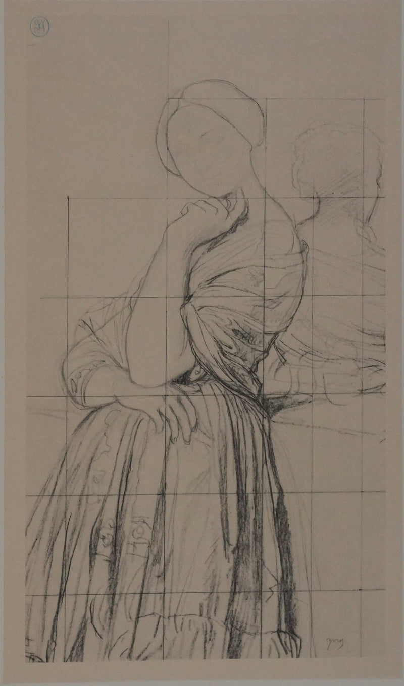 Jean-Auguste-Dominique INGRES : Portrait de la vicomtesse Louise d&