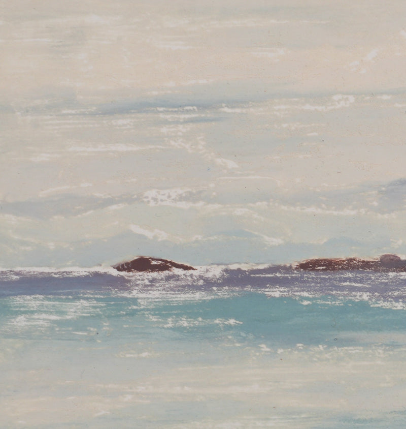 Camille COMBE : Vers Tromso, Monotype original signé