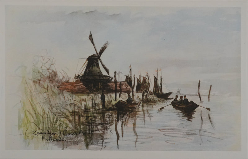 Claude MONET : Le moulin à vent près d&