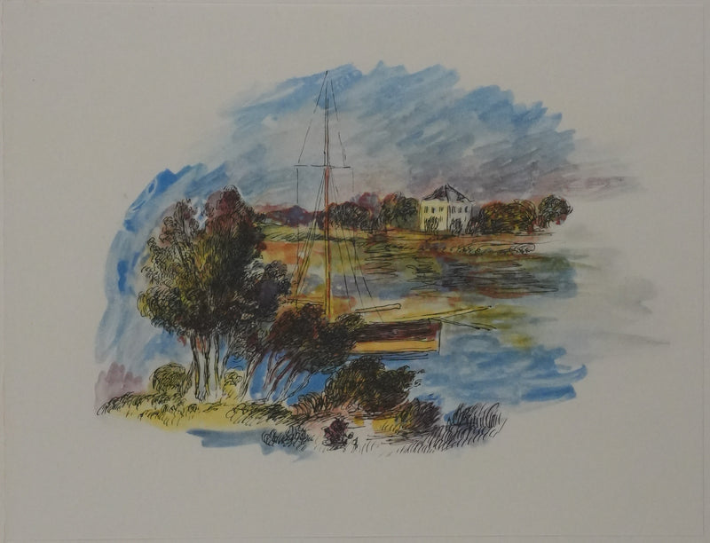 Pierre-Auguste RENOIR : Le lac d&