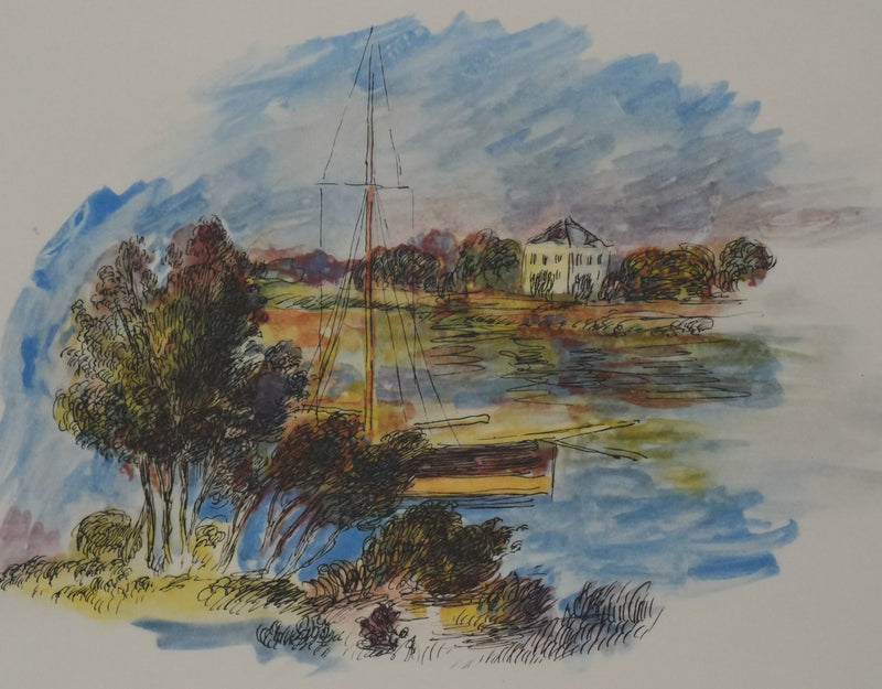 Pierre-Auguste RENOIR : Le lac d&