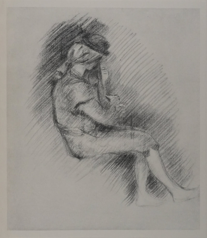 Pierre-Auguste RENOIR : La joueuse de mandoline, Lithographie