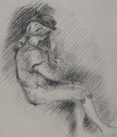 Pierre-Auguste RENOIR : La joueuse de mandoline, Lithographie