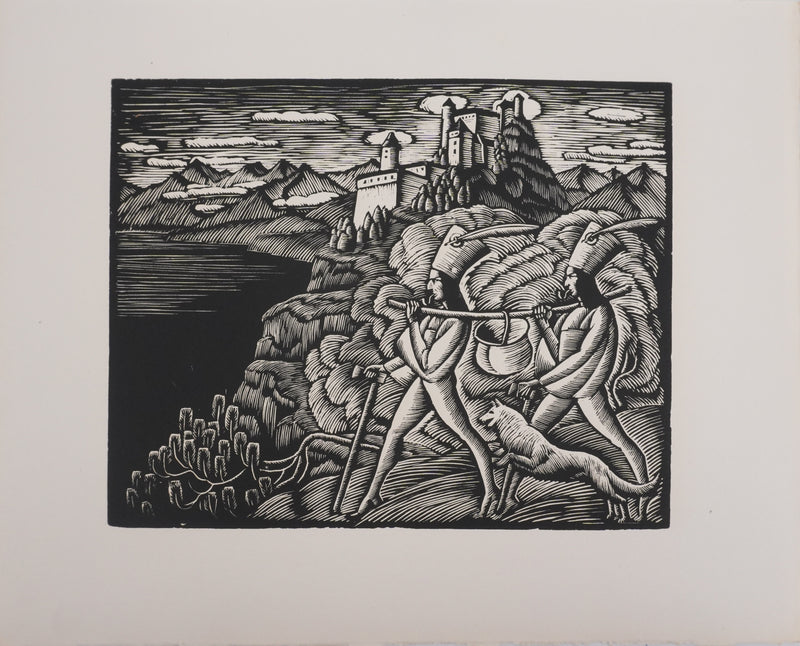 Wladislaw SKOCZYLAS : Le Trésor, Gravure originale