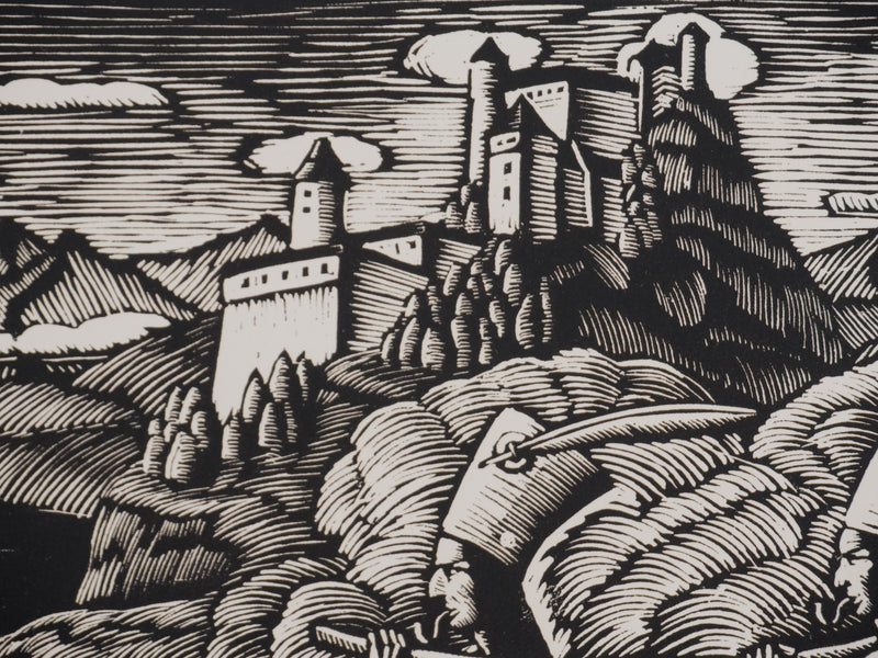 Wladislaw SKOCZYLAS : Le Trésor, Gravure originale