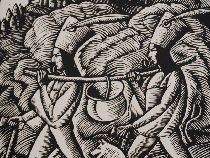 Wladislaw SKOCZYLAS : Le Trésor, Gravure originale
