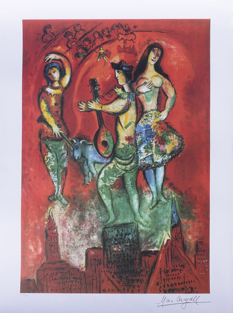 Marc CHAGALL : Carmen, Lithographie originale (vue générale) - Crédit photo : Galerie Art.Paris