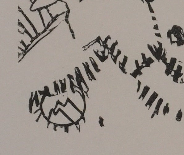 Mathurin MEHEUT : Le dernier Schlittage, Gravure originale signée