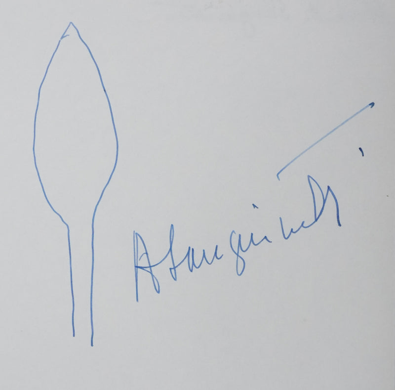 Alexandre SANGUINETTI : La plume des bois, Autographe et dessin original signé