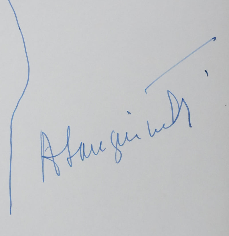 Alexandre SANGUINETTI : La plume des bois, Autographe et dessin original signé