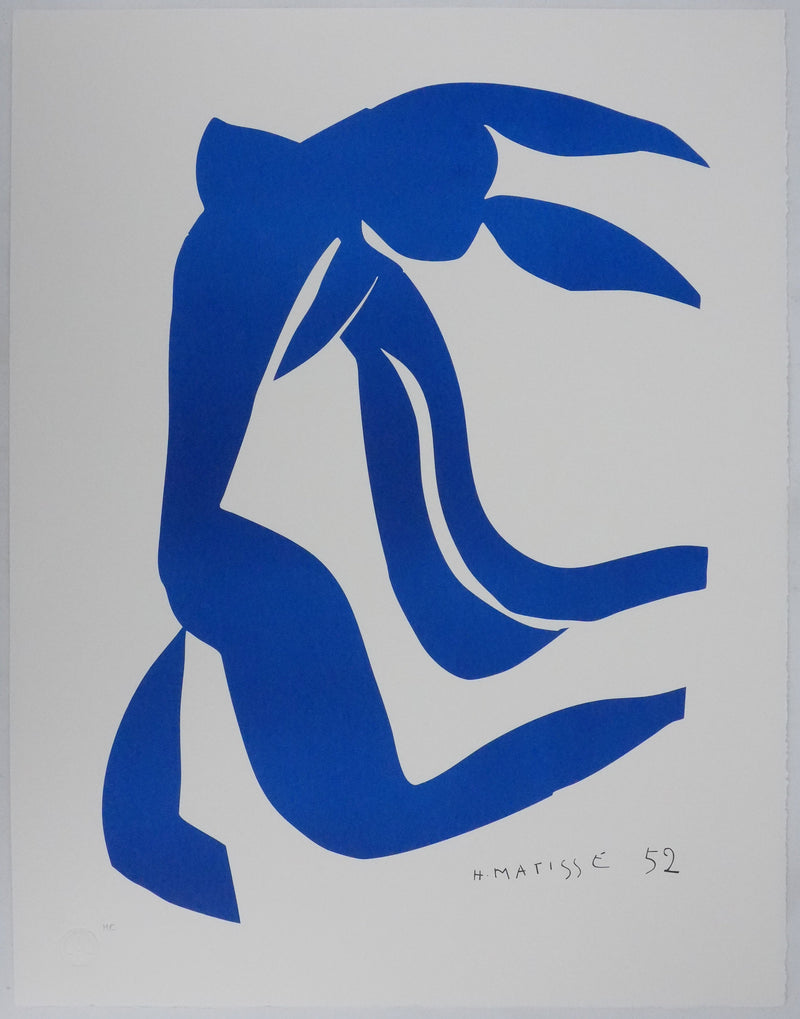 Henri MATISSE : Nu bleu II, Lithographie signée
