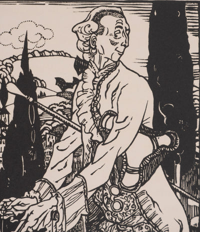Maximilien VOX : Malbrough s'en va-t-en guerre, Gravure