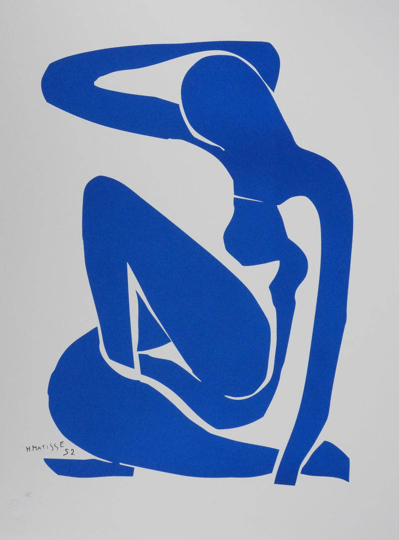 Henri MATISSE : Nu bleu III, Lithographie signée