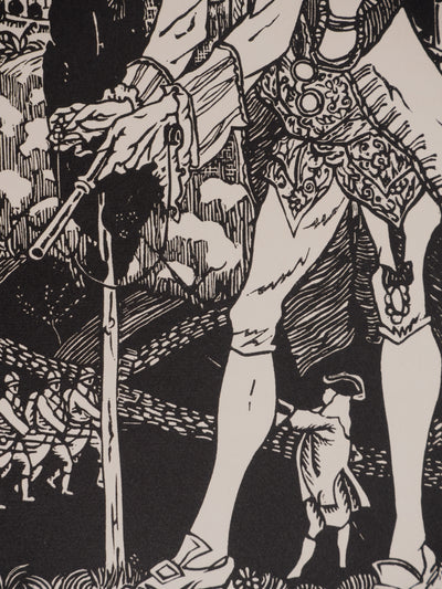 Maximilien VOX : Malbrough s'en va-t-en guerre, Gravure