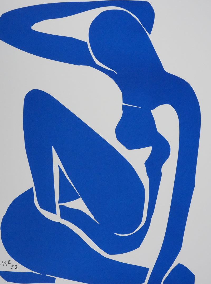 Henri MATISSE : Nu bleu III, Lithographie signée