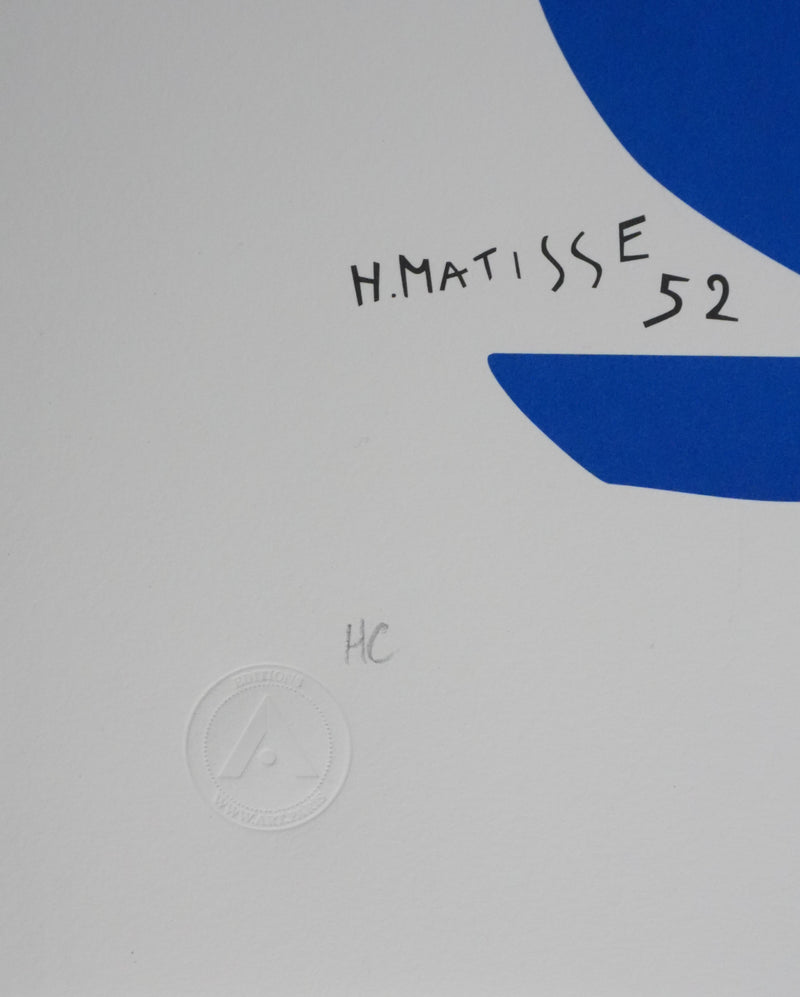 Henri MATISSE : Nu bleu III, Lithographie signée
