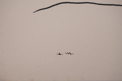 Albert MARQUET : Moment intime, Lithographie originale signée