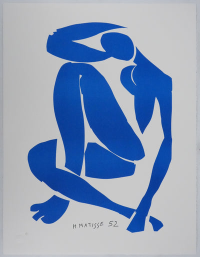 Henri MATISSE : Nu bleu IV, Lithographie signée