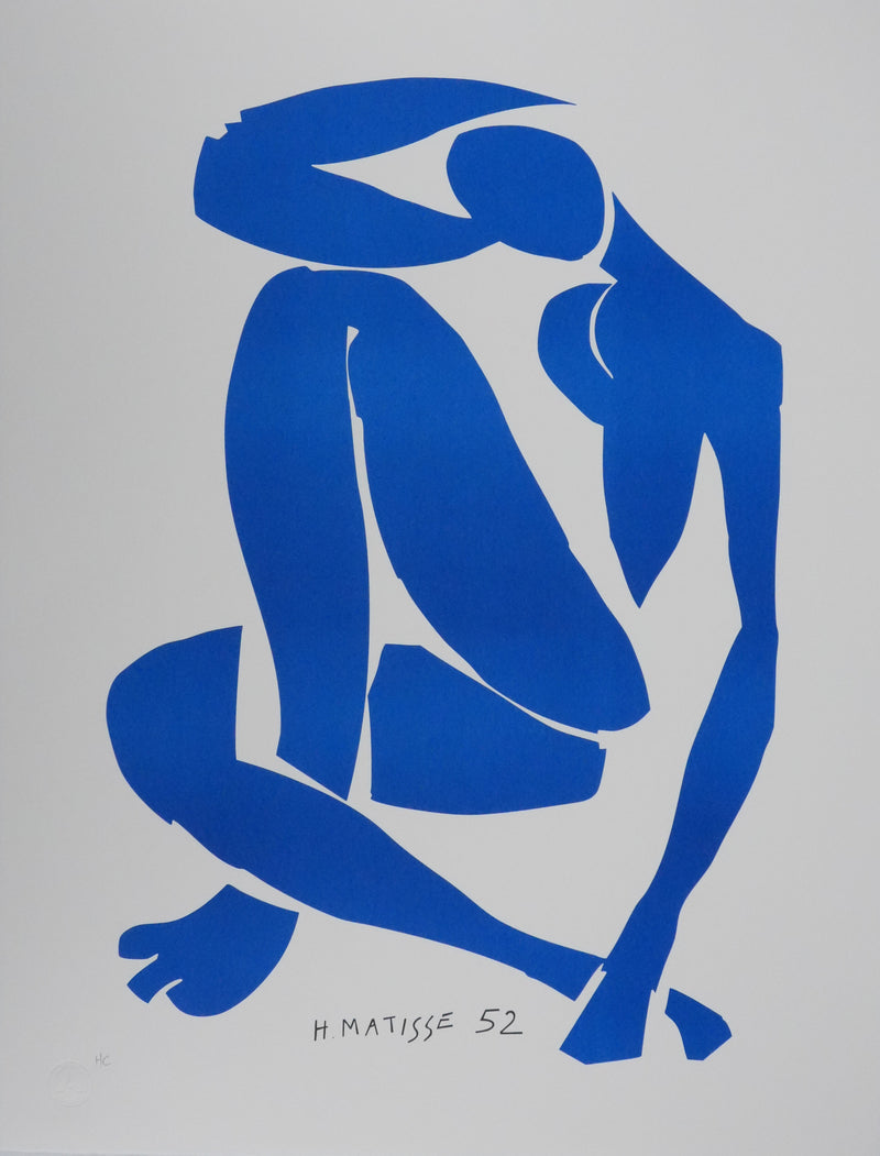 Henri MATISSE : Nu bleu IV, Lithographie signée