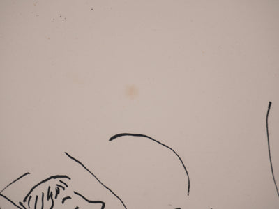 Albert MARQUET : Moment intime, Lithographie originale signée