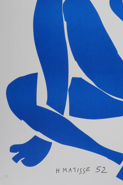 Henri MATISSE : Nu bleu IV, Lithographie signée