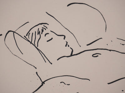 Albert MARQUET : Moment intime, Lithographie originale signée