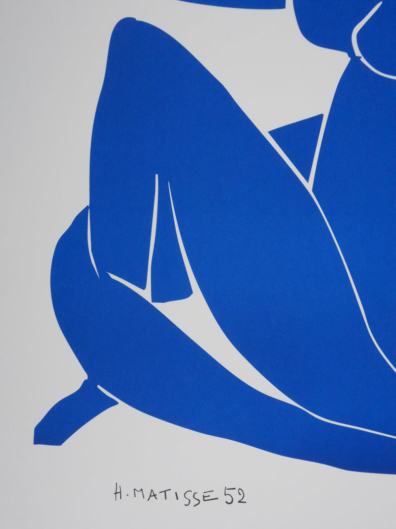 Henri MATISSE : Nu bleu V, Lithographie signée
