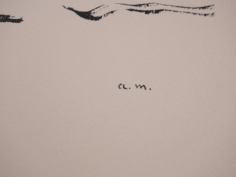 Albert MARQUET : Curiosité intime, Lithographie originale signée