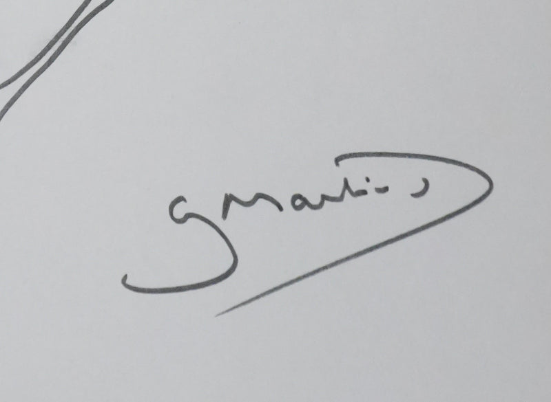 Gilles MARTINET : La branche noire, Autographe et dessin original signé