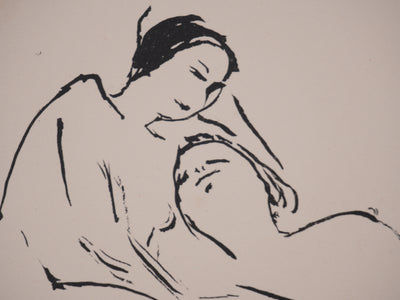 Albert MARQUET : Curiosité intime, Lithographie originale signée
