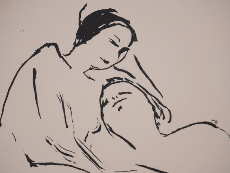 Albert MARQUET : Curiosité intime, Lithographie originale signée