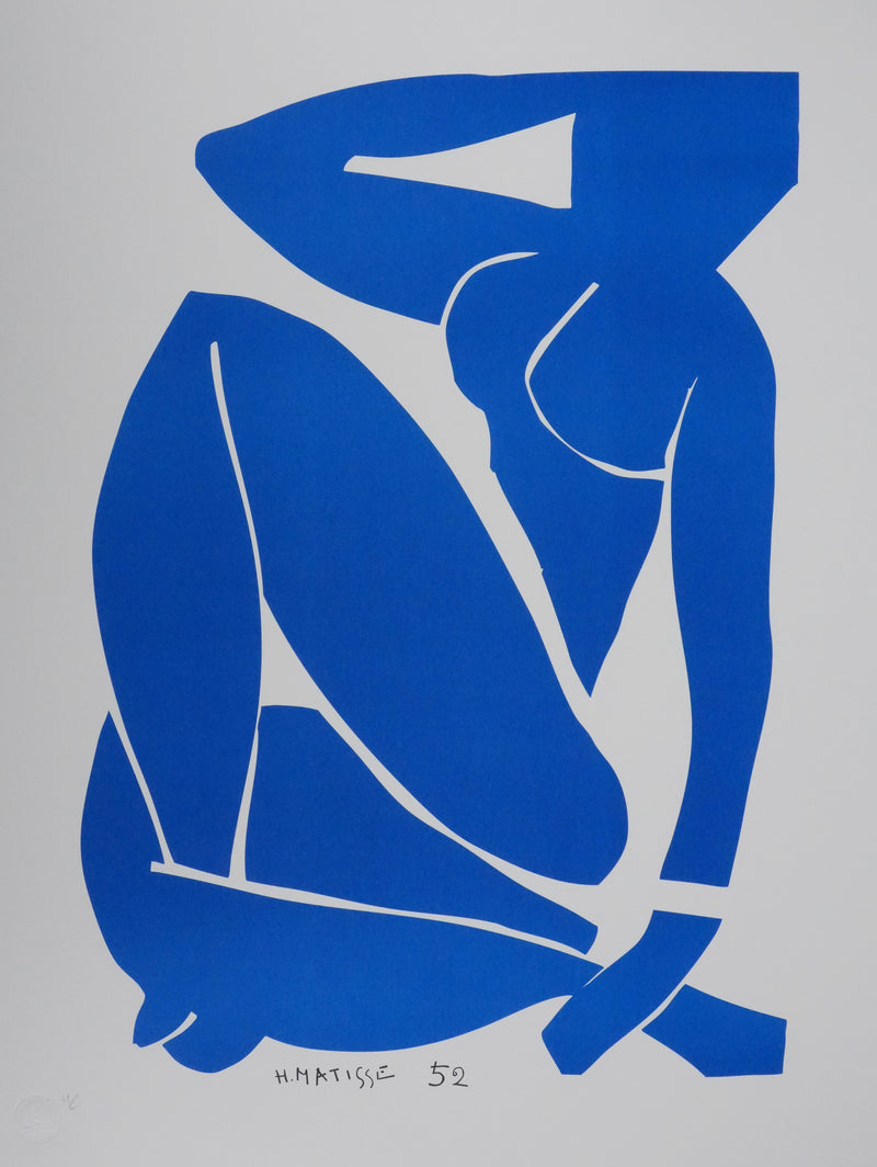 Henri MATISSE : Nu bleu I, Lithographie signée