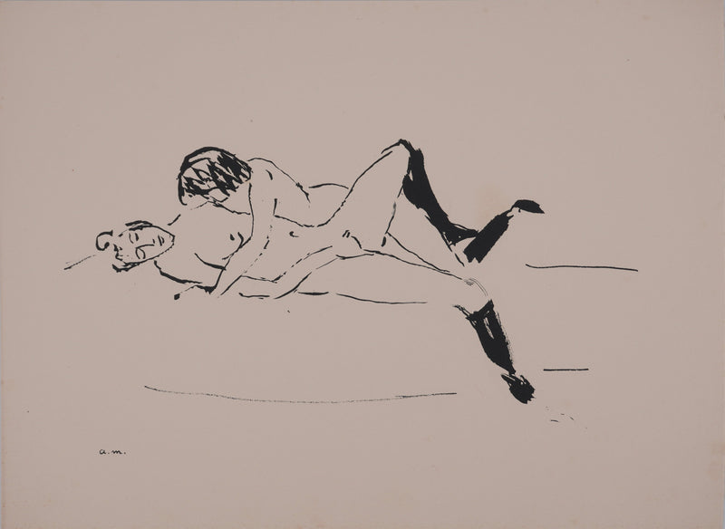 Albert MARQUET : Les femmes aux jarretelles, Lithographie originale signée