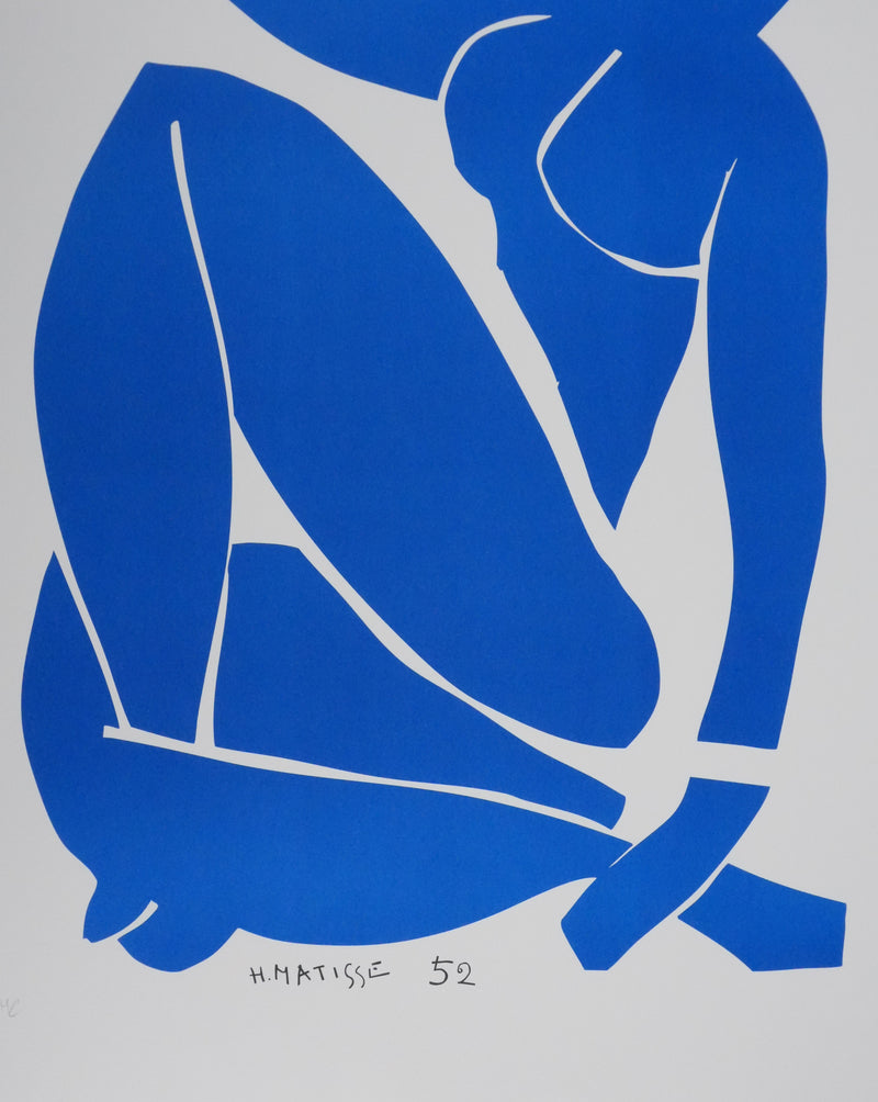 Henri MATISSE : Nu bleu I, Lithographie signée