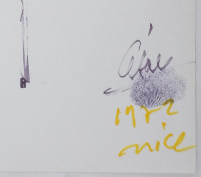 CESAR : Arborescence violette, Dessin original signé