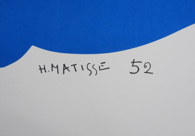 Henri MATISSE : Nu bleu I, Lithographie signée