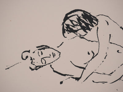 Albert MARQUET : Les femmes aux jarretelles, Lithographie originale signée