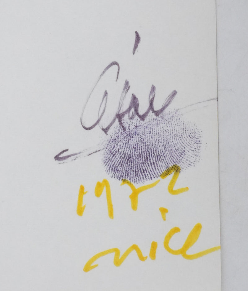 CESAR : Arborescence violette, Dessin original signé