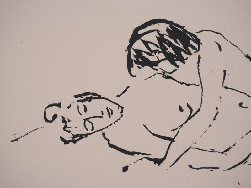 Albert MARQUET : Les femmes aux jarretelles, Lithographie originale signée