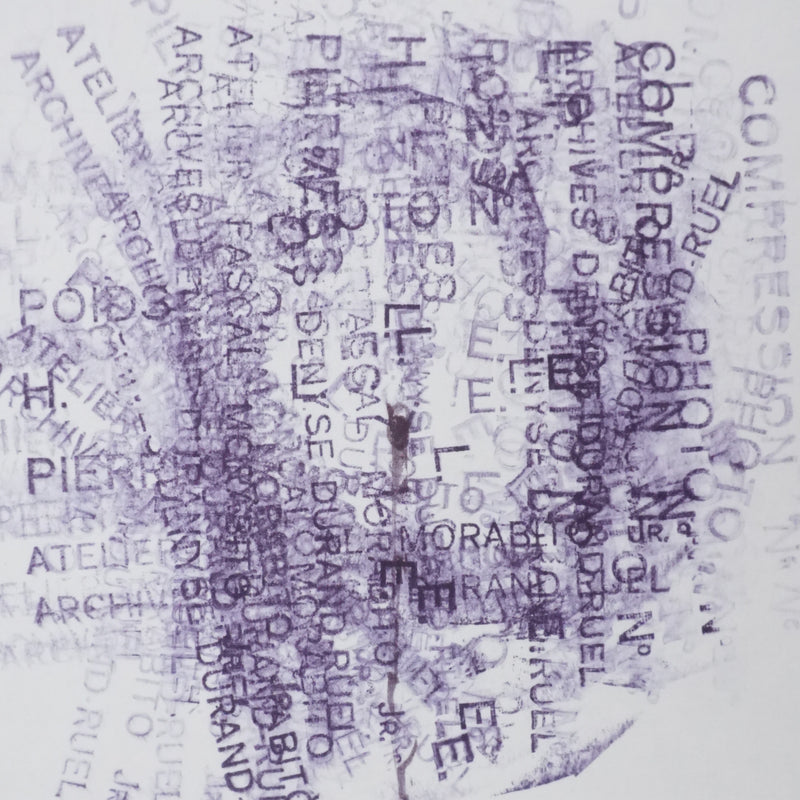 CESAR : Arborescence violette, Dessin original signé