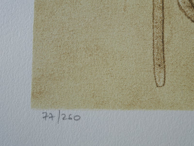 Jean-Paul CLEREN : Chevelure d'or, Lithographie originale (photo de détail 4) - Crédit photo : Galerie Art.Paris