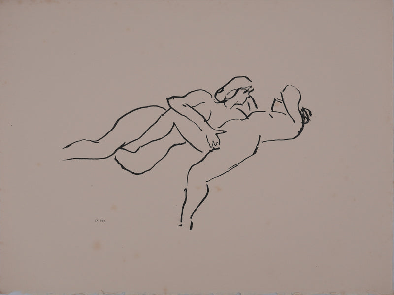 Albert MARQUET : Les amantes, Lithographie originale signée