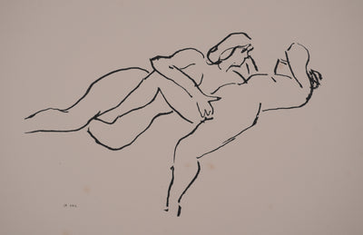 Albert MARQUET : Les amantes, Lithographie originale signée