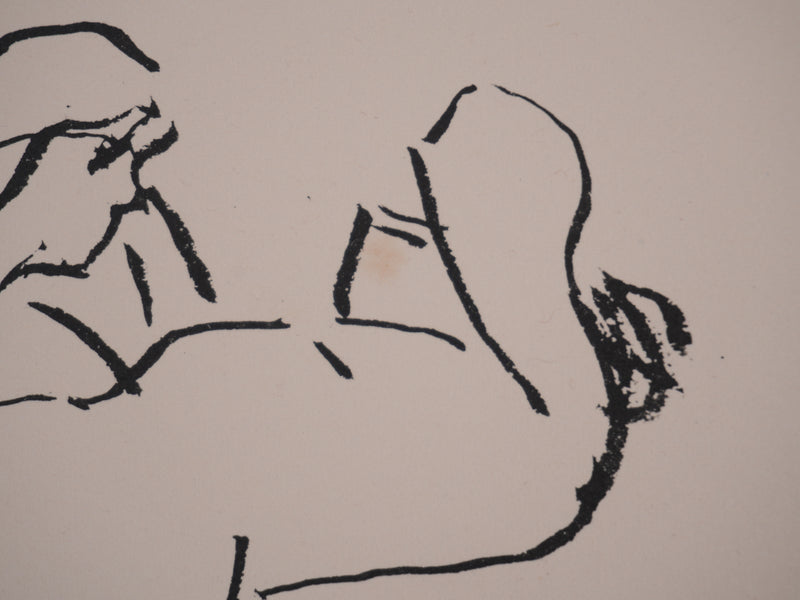 Albert MARQUET : Les amantes, Lithographie originale signée