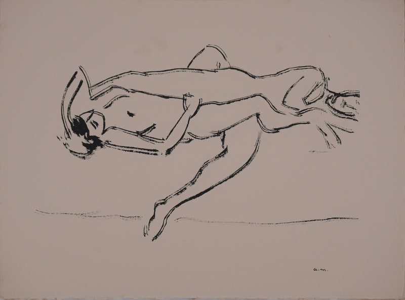Albert MARQUET : Intimité, Lithographie originale signée